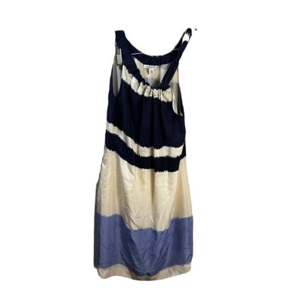 Banana Republic Tie Neck Color Block‎ Dress Size 0